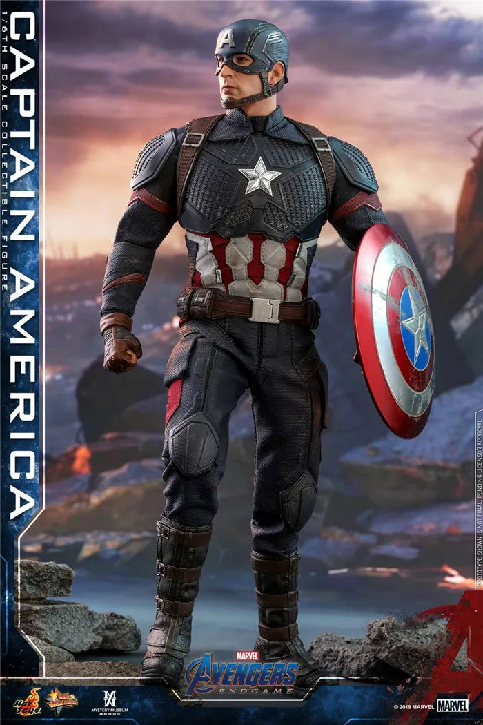 【In Stock】 HotToys HT 1/6 MMS536 Avengers 4 Captain America Captain America 7.0 Mobile Soldier Set Figure Model Gift Collection
