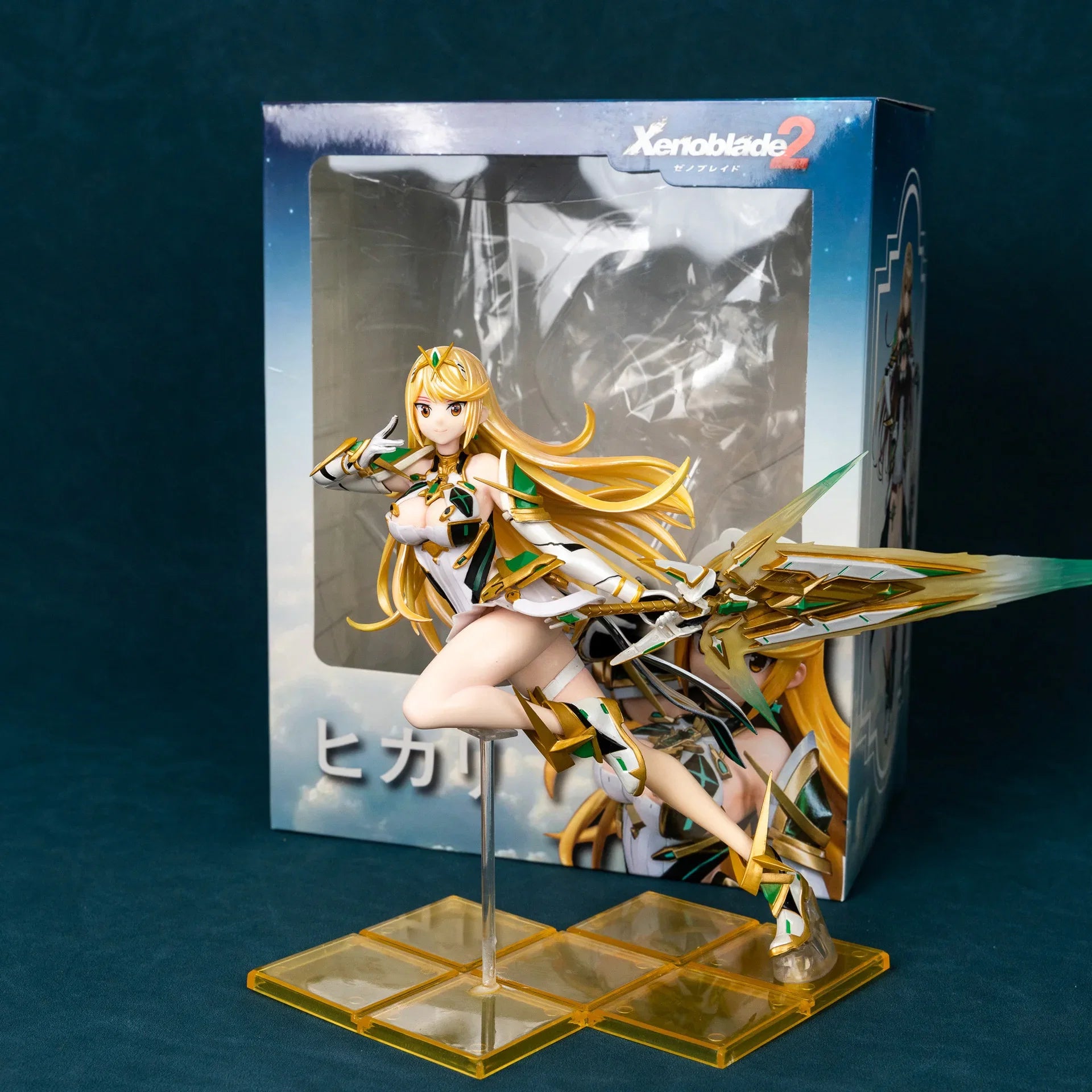 22cm Xenoblade Chronicles 2 Pyra And Mythra Game Girl Figure Model Statue Boys Collection Desktop Decoration Ornament Toys Gifts
