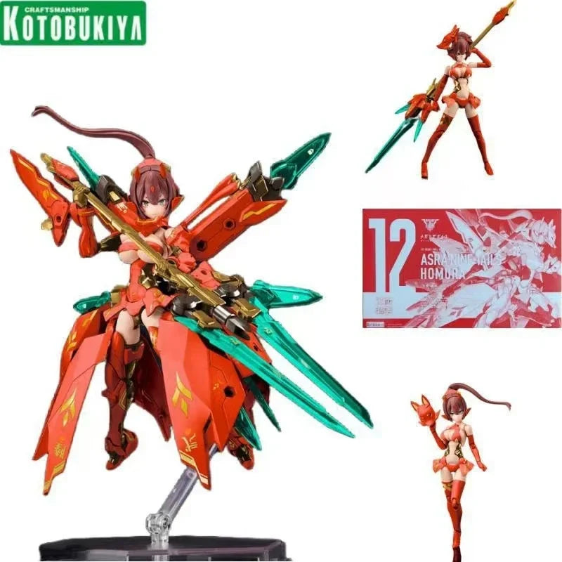 Kotobukiya Original Model Kit MEGAMI DEVICE ASRA NINE-TAILS HOMURA Anime Action Figure Assembly Model Toy for Boys Gifts