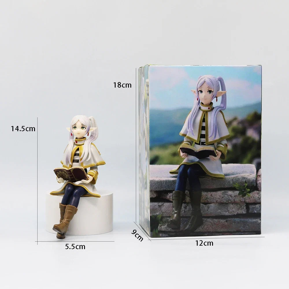 Anime Noodle Stopper Sousou no Frieren Q Version Anime Girl Figure Frieren Beyond Journey's End Action Figure PVC Model Toy Gift