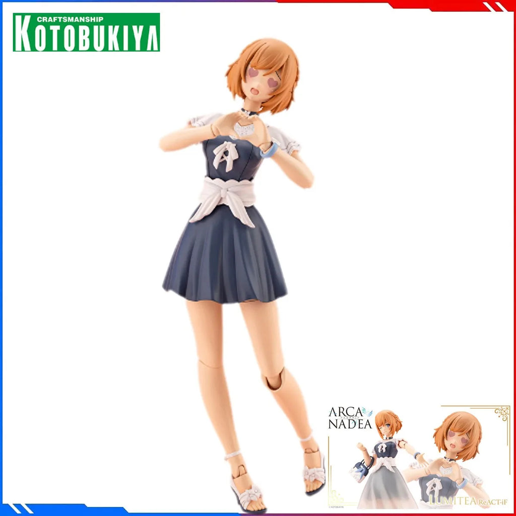 Kotobukiya Genuine Anime Model KitsBOX Arca Nadea AR009 LUMITEA ReACT-iF Toys Action Figure Assembly Model Gift for Boy Girl
