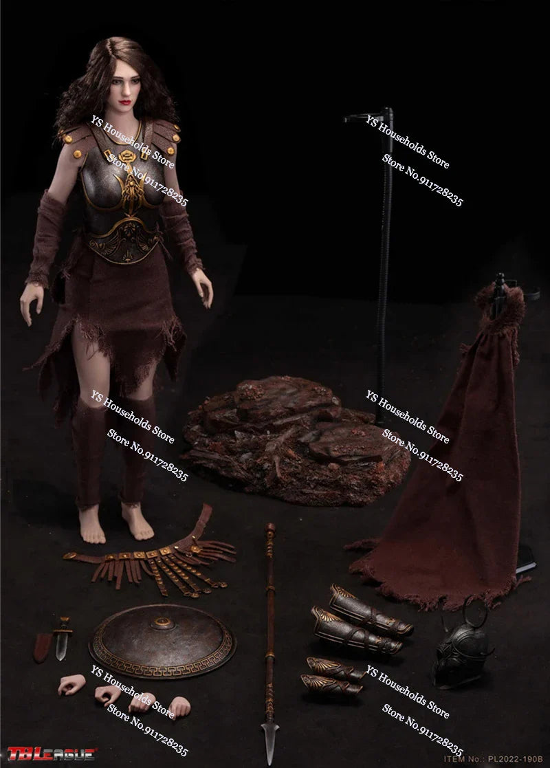 TBLeague PL2022-190B Brown Amazon Female Fighter Soldier PL2022-202A Golden Hell's Messenger Delicate Action Figure 12" Soldier