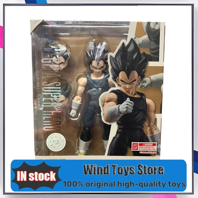 Original Bandai S.H. Figuarts SHF Dragon Ball Vegetable Superhero in Stock Anime Collection Action Figures Model Toys Gifts