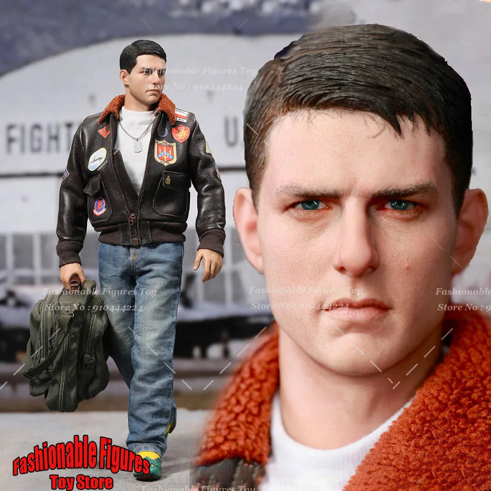 DID MA80181 1/6 Men Soldier Handsome Tom Cruise Pilot Instructor Captain Full Set 12" Action Figure Model Toys Collection
