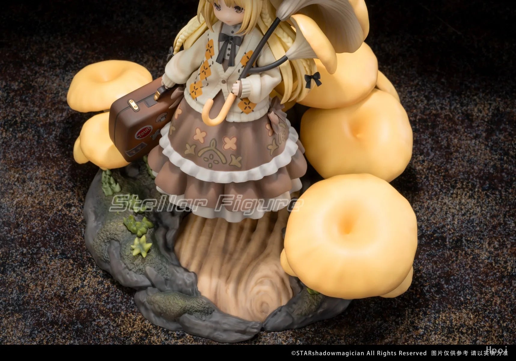 【SF】In Stock Reverse Studio Mushroom Girl Series·No.3·Golden Top Side Ears 1/1 Scale Figures Model Original Collection