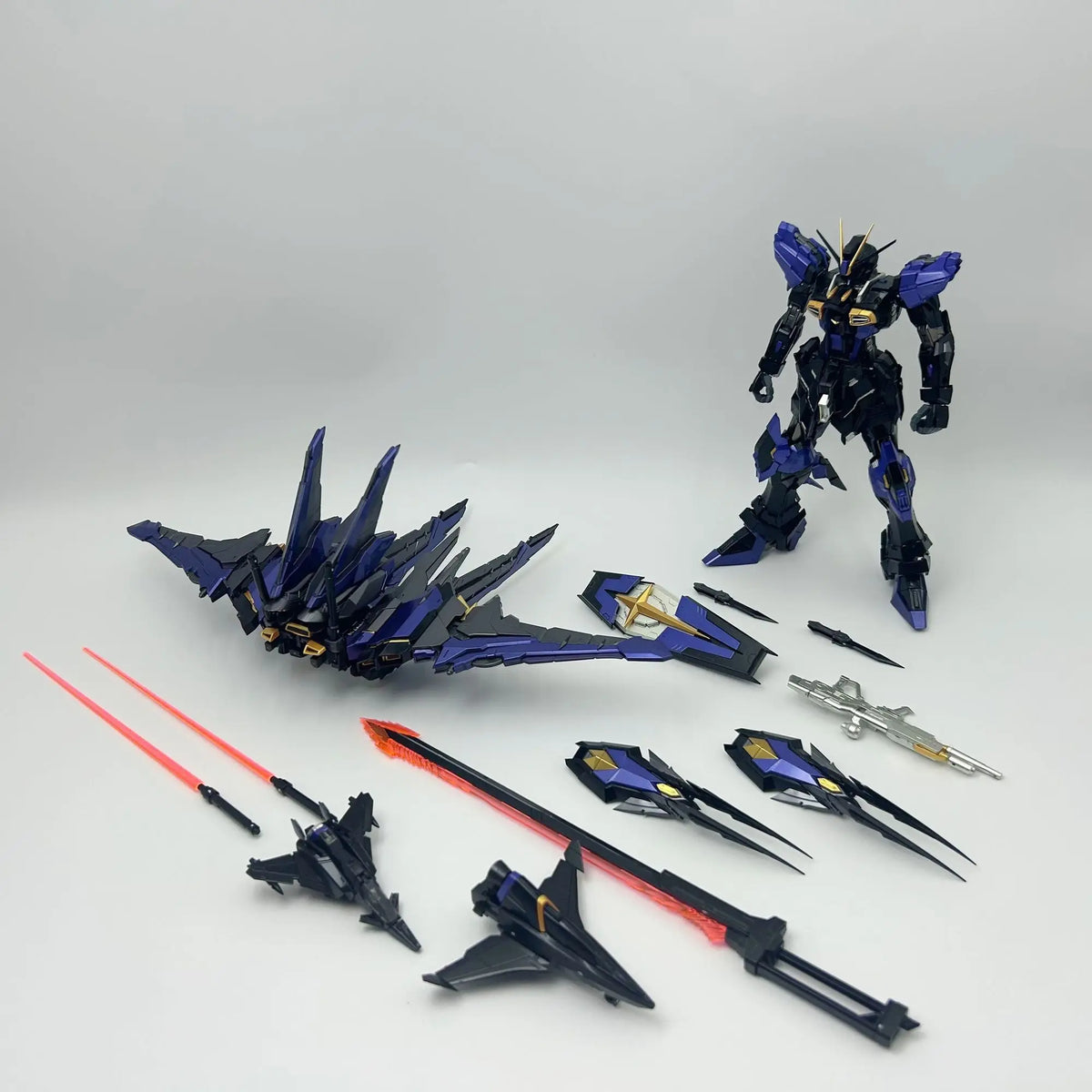 1/100 MG Force Impulse Eagle EG-01A ZGMF-X56S/α Action Figure Assembly Model Kits Alloy Skeleton Plastic Robot Collection Toys