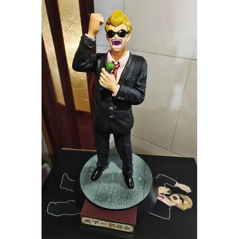 15-21cm Anime Dragon Ball Red Ribbon Army Figures Commander Red General Blue Action Figure PVC Statue Collection Toys Model Gift