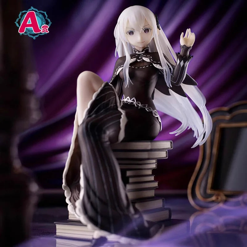 BANDAI Original Ichiban Kuji Re:Life in A Different World From Zero Emilia Rem Echidna  Action Figures Model Desktop Decoration