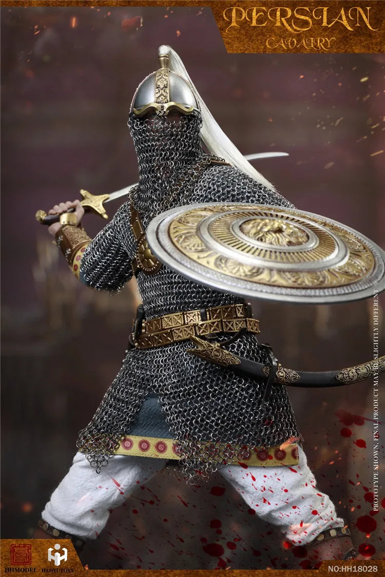 Haoyutoys Hh18028/Hh1802 1/6 Men Soldier Persian Cavalry With Shield Armor Full Set 12" Action Figure Body Best Collection Gift
