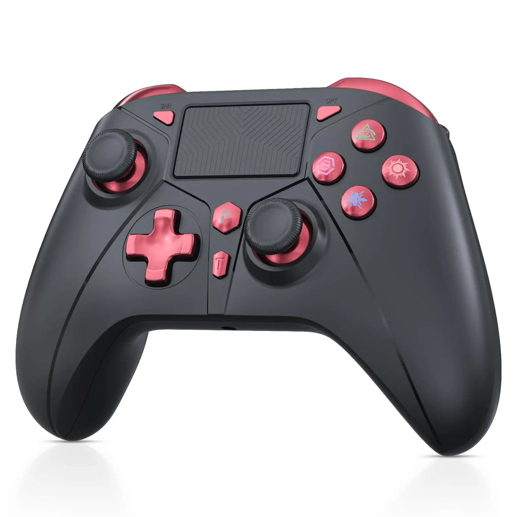 Wireless Game Controller For Playstation 4/PS4 Pro/Slim/PS3/PC/IOS/Switch Console W/ Turbo Dual Vibration 6-Axis Gyro 3.5mm Jack