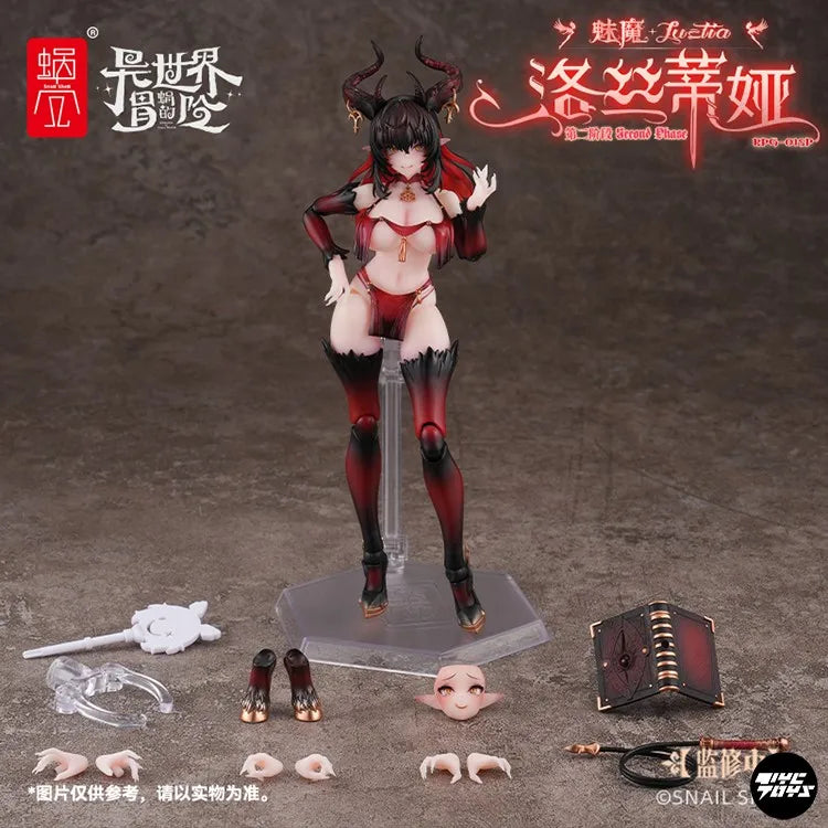 Brand New In Stock Genuine Snail Shell 1/12 RPG-01SP Succubus Lustia Second Phasc Action Figure 6inch Full Set Model Toys
