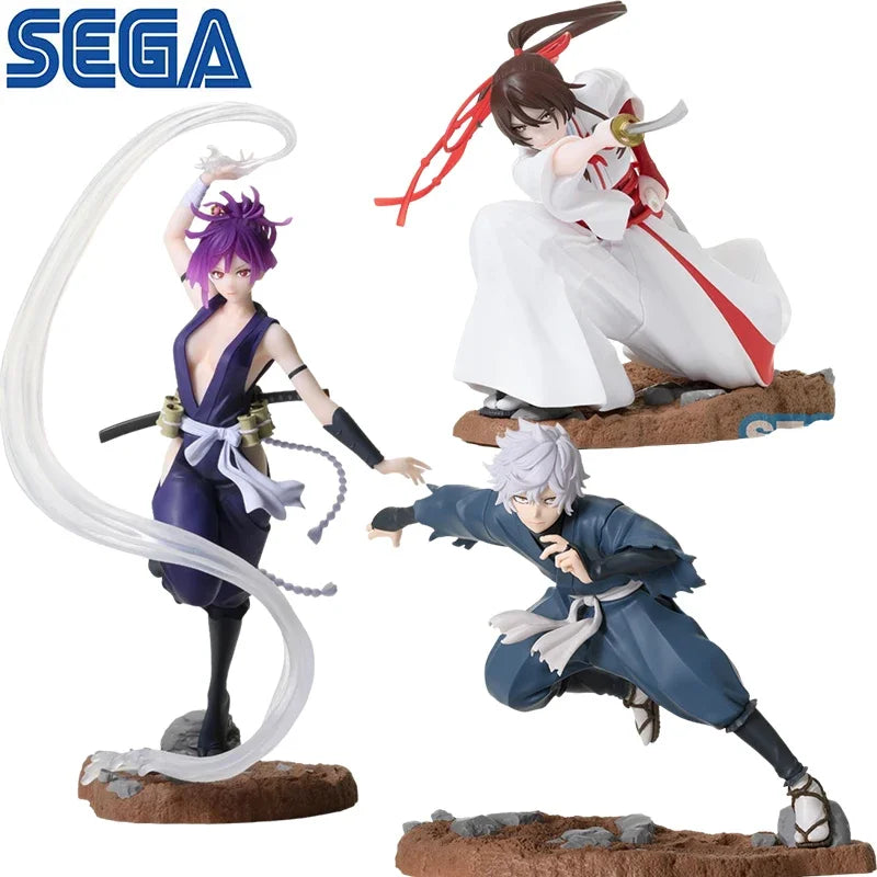 SEGA Genuine Luminasta Hells Paradise Yuzuriha Sagiri Yamada Asaemon Gabimaru Figure Collection Figurine Toys Model Doll Gift