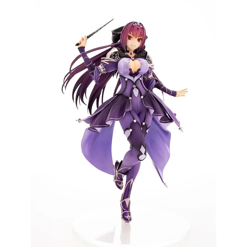 FATE FGO 100% Original:Scáthach Evening dress 24cm PVC Action Figure Anime Figure Model Toys Figure Collection Doll Gift