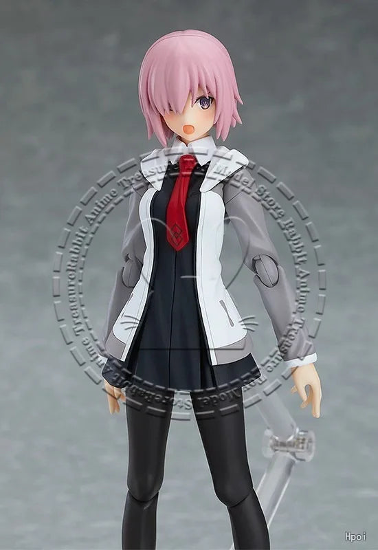 In Stock Original Genuine GSC figma Fate Grand Order Mash Kyrielight & Fou EX-51 Articulated Anime Figure Collectible Display