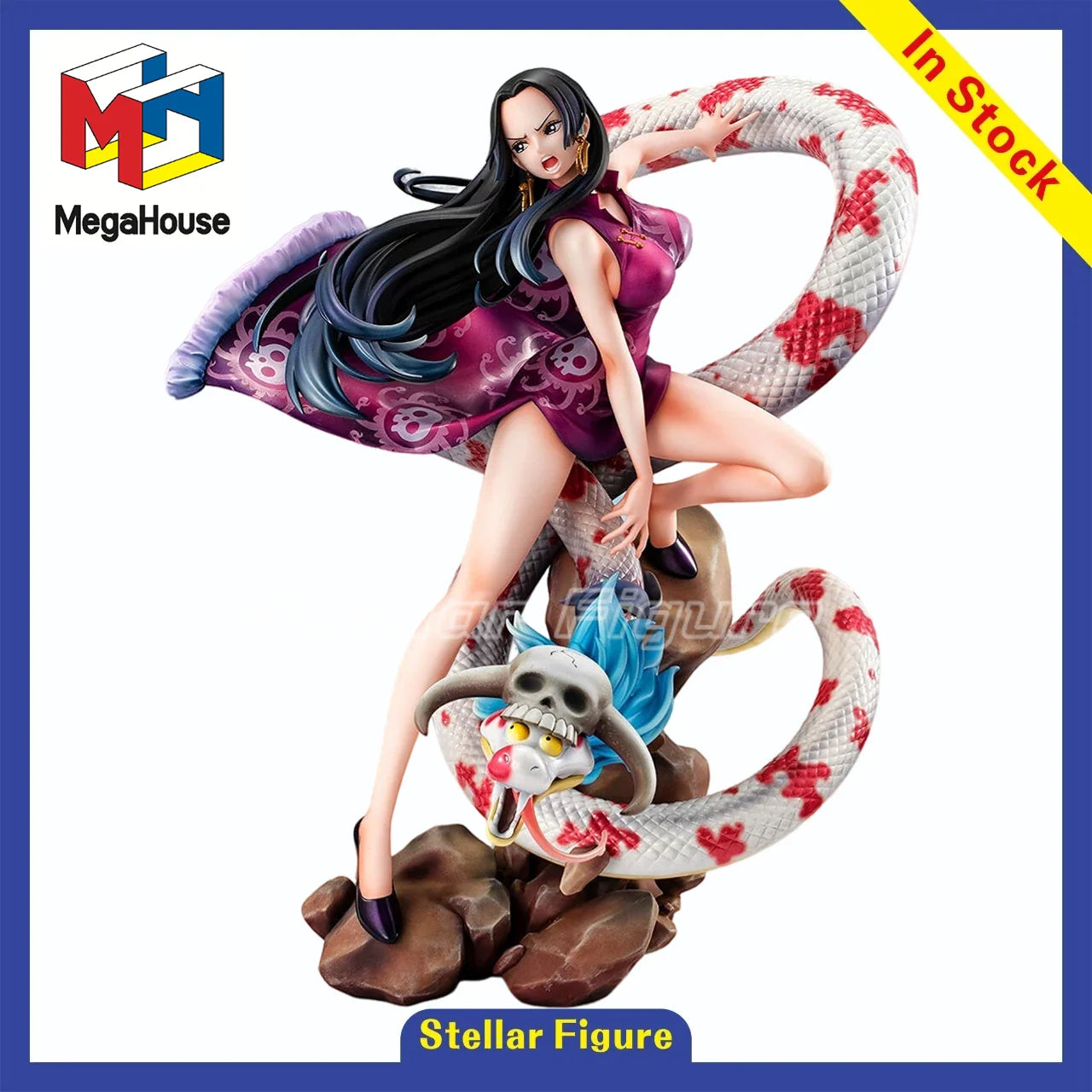 【SF】Auf Lager MegaHouse Alter Portrait of Pirates Maximum ONE PIECE Boa Hancock Figuren Modell Sammlerstück Geschenk