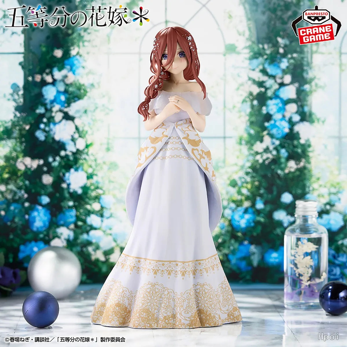 In Stock Bandai BANPRESTO Nakano Ichika Nakano Itsuki Nino Miku Yotsuba Wedding Dress Anime Action Figure Toy Model Collection