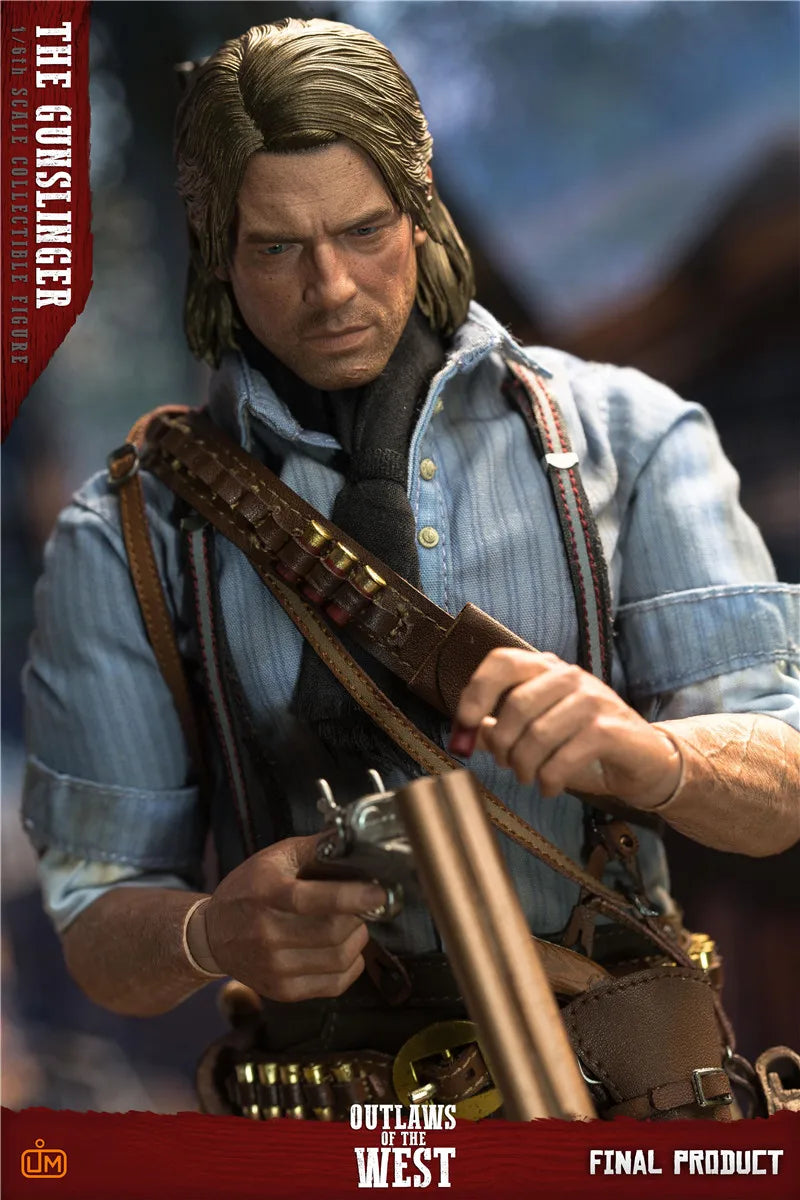 Original LIMTOYS LIM008 1/6 Full Set Male Soldier Western Cowboy Arthur Model With 2 Head Sculpt 12 Inch Action Figure Doll