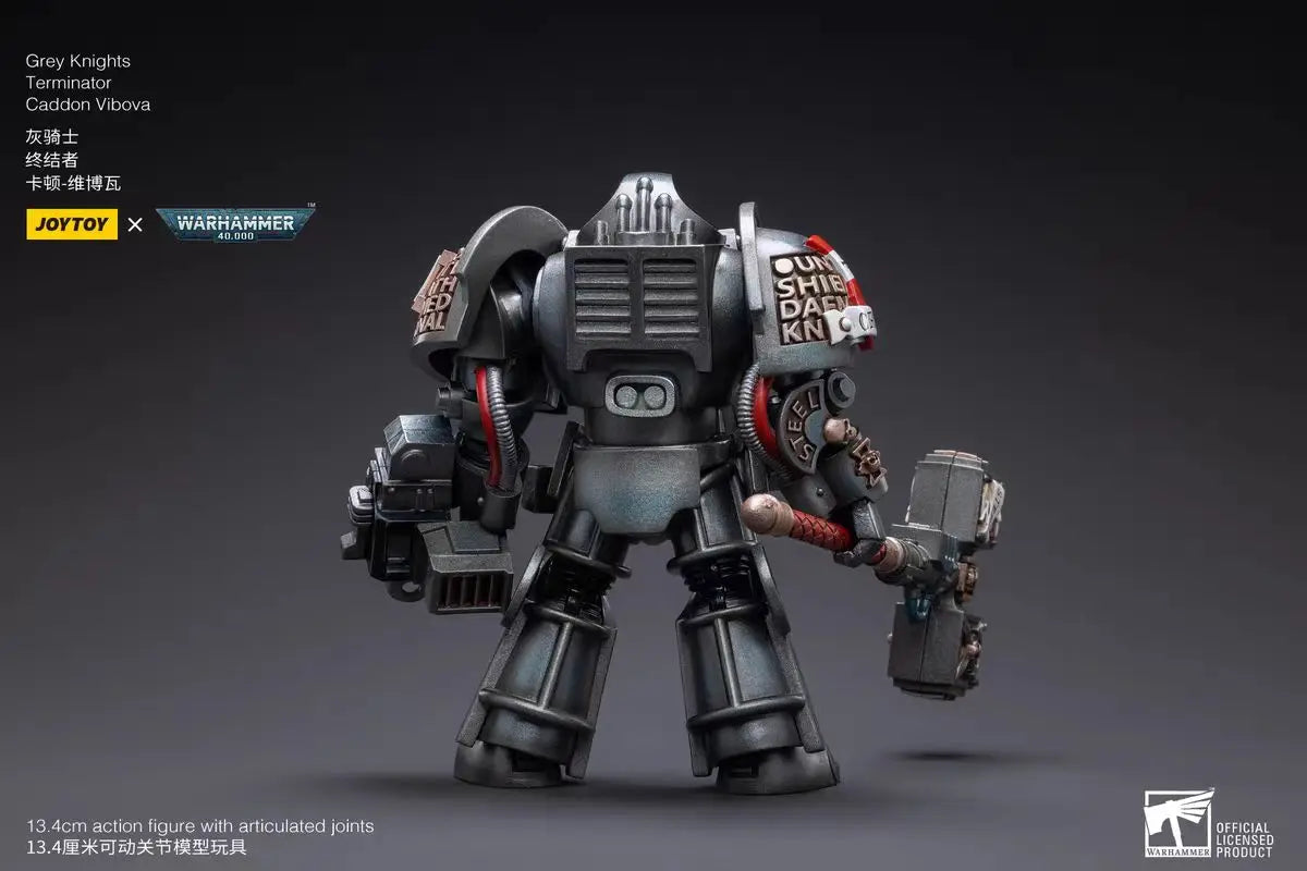 【In Stock 】JOYTOY Warhammer 40K Grey Knights Terminator Caddon Vibova 1/18 Action Figures Models Toys Collection