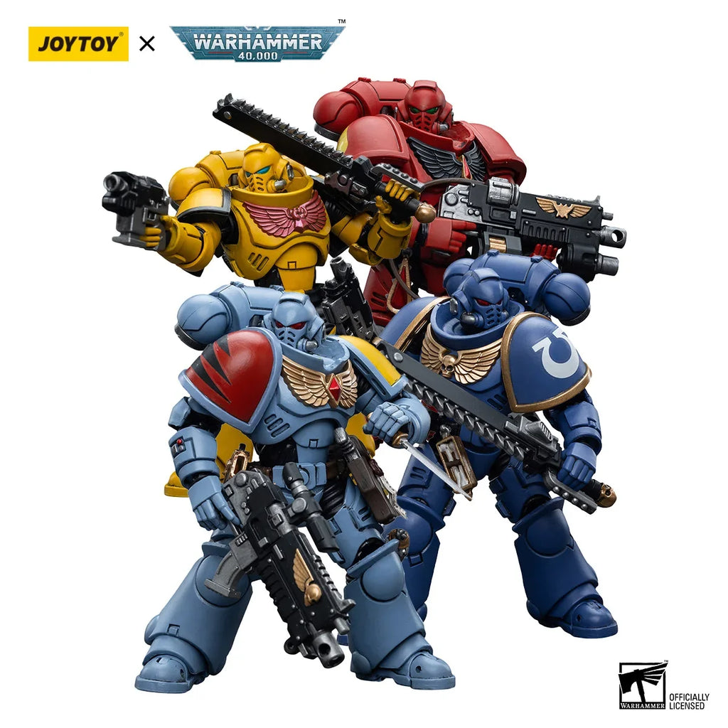 JOYTOY Warhammer 40k 1/18 Action Figures Blood Angels  Space Wolves Imperial Fists Ultramarines Intercessors