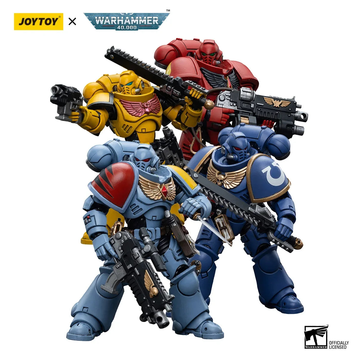 JOYTOY Warhammer 40k 1/18 Action Figures Blood Angels  Space Wolves Imperial Fists Ultramarines Intercessors