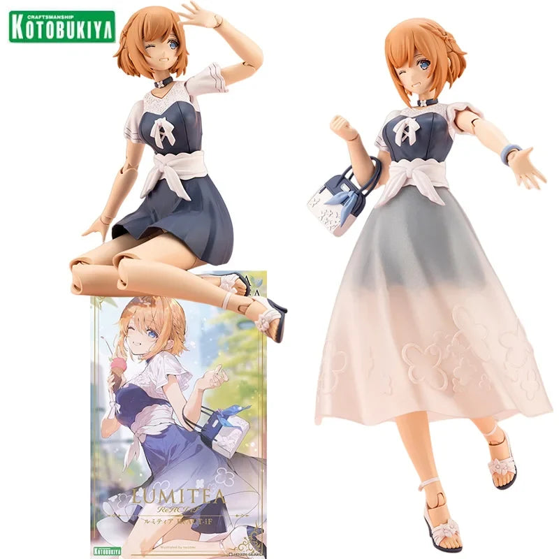 Kotobukiya ARCANADEA LUMITEA ReACT-iF Angela AR009 Action Figures Mobile Suit Girl Plastic Model KIt Toys for Boys Original Box