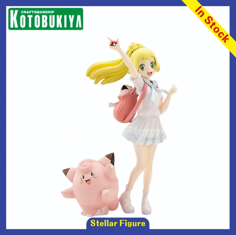 【SF】Original KOTOBUKIYA Pokémon Lilii and Pipi 1/8 Figures Anime Models Toys Gifts