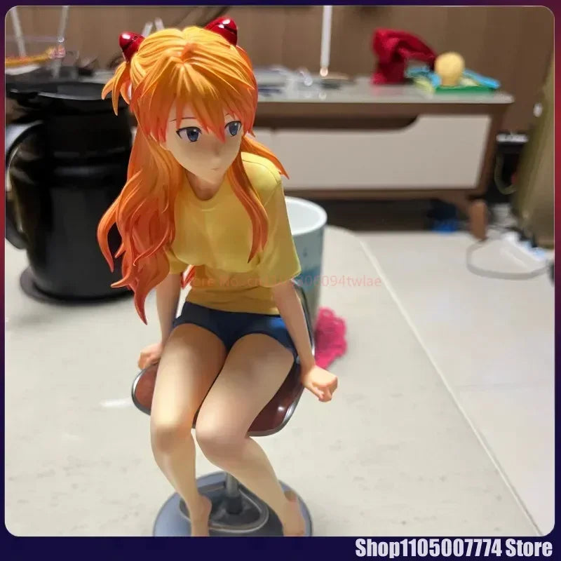 Asuka Gk Anime Figure Desktop Decor Birthday Gift Collectible Toy Model Trendy Computer Case Ornaments Birthday Present