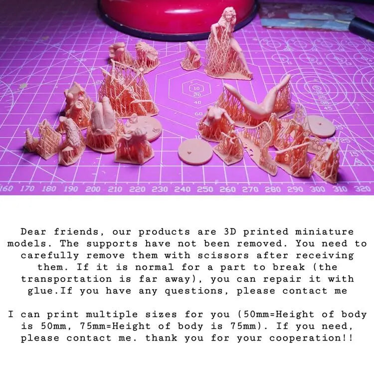 (1/35=50mm,1/24=75mm,1/18=100mm,1/16=120mm)  3D printing ，miniature model resin figure , Unassembled and unpainted kit