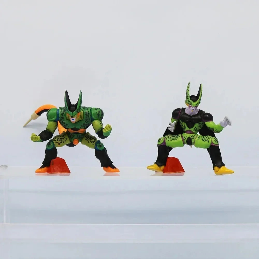 7pcs/set Dragon Ball Z Cell Figure Perfect Cell First Form Pvc Action Figures Collection Model Toys For Children Adult Gifts