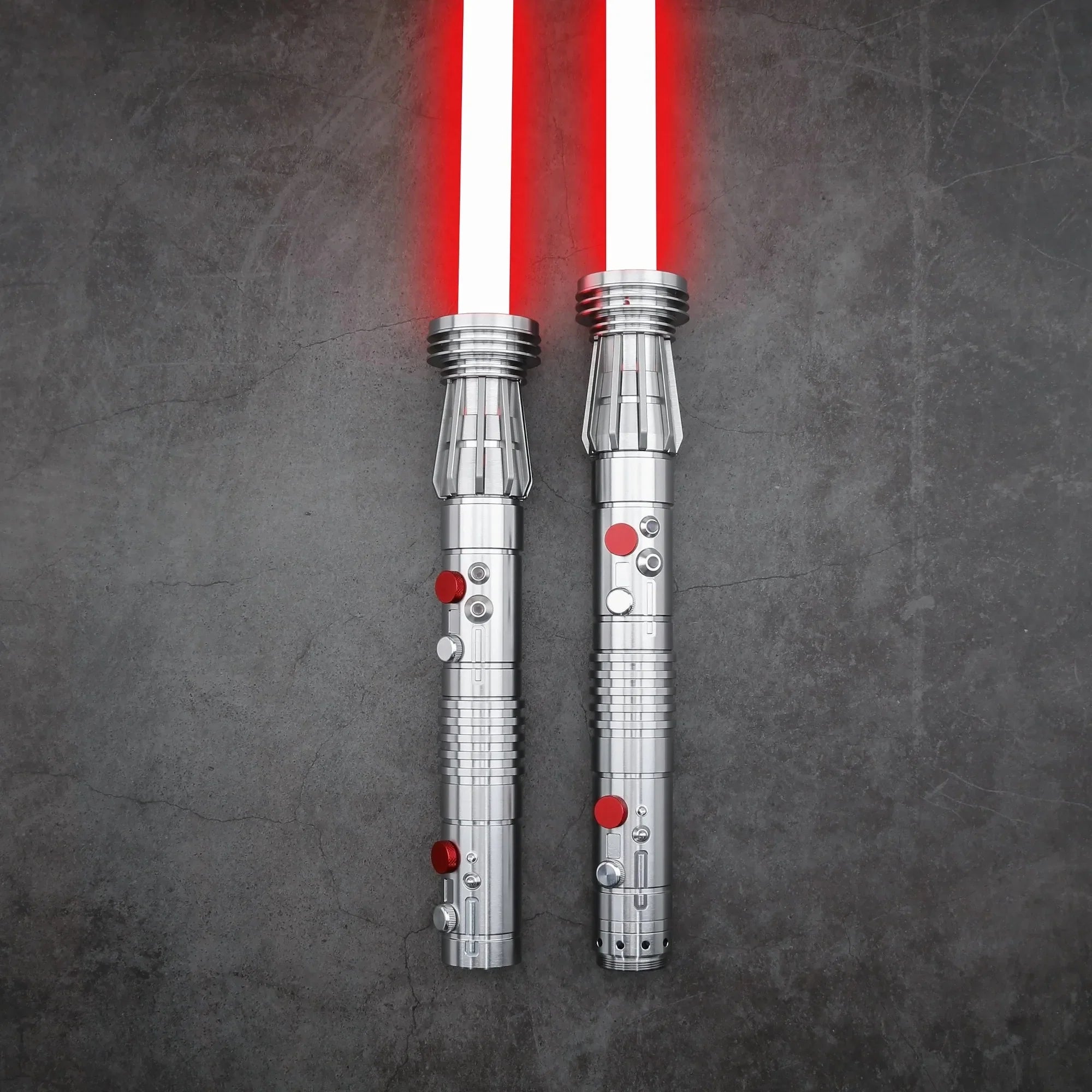Darth Maul SNV4 2pcs Handle+Blade JEDI 27sound Double Lightsaber Toys Metal Hilt Light Smooth Swing Sword Laser Proffie TXQSABER