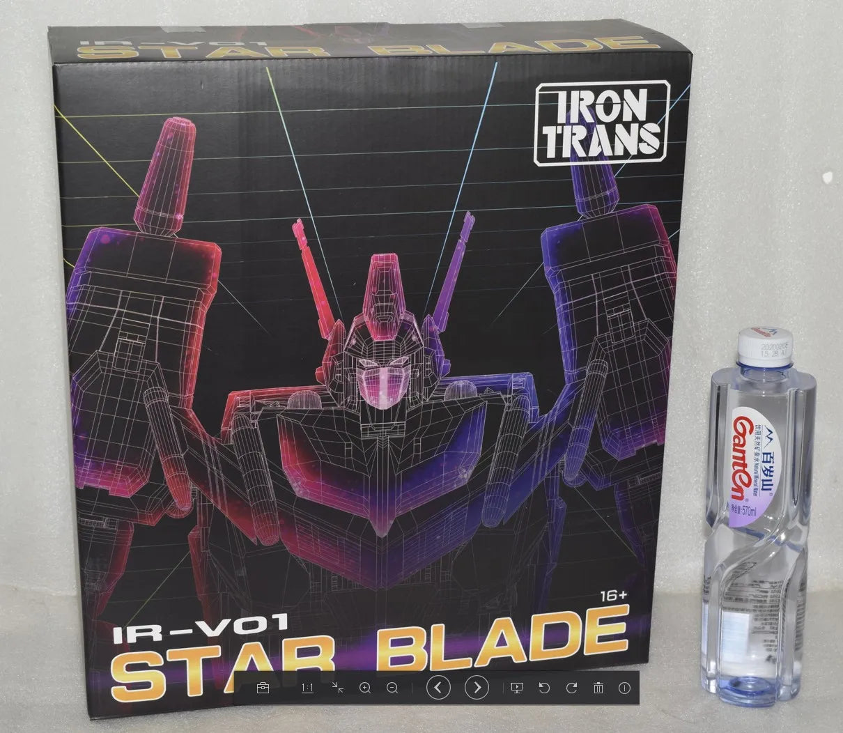 MODEL FANS IN-STOCK Irontrans IR-V01 Star Blade Star Saber Prime Leader Spaceship Transformation Toy Action Figure