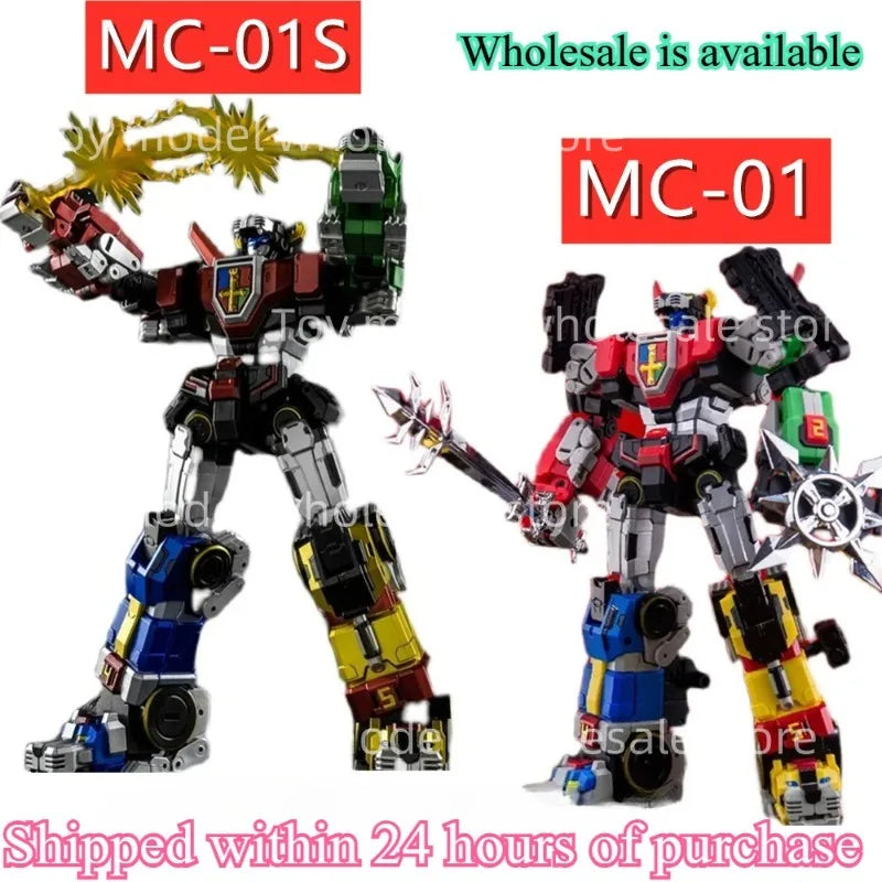 IN STOCK Lucky Cat Transformation MICRO COSMOS MC-01 MC-01S ELVIS God of War Combination Metal Beast Kings MC01S Action Figure