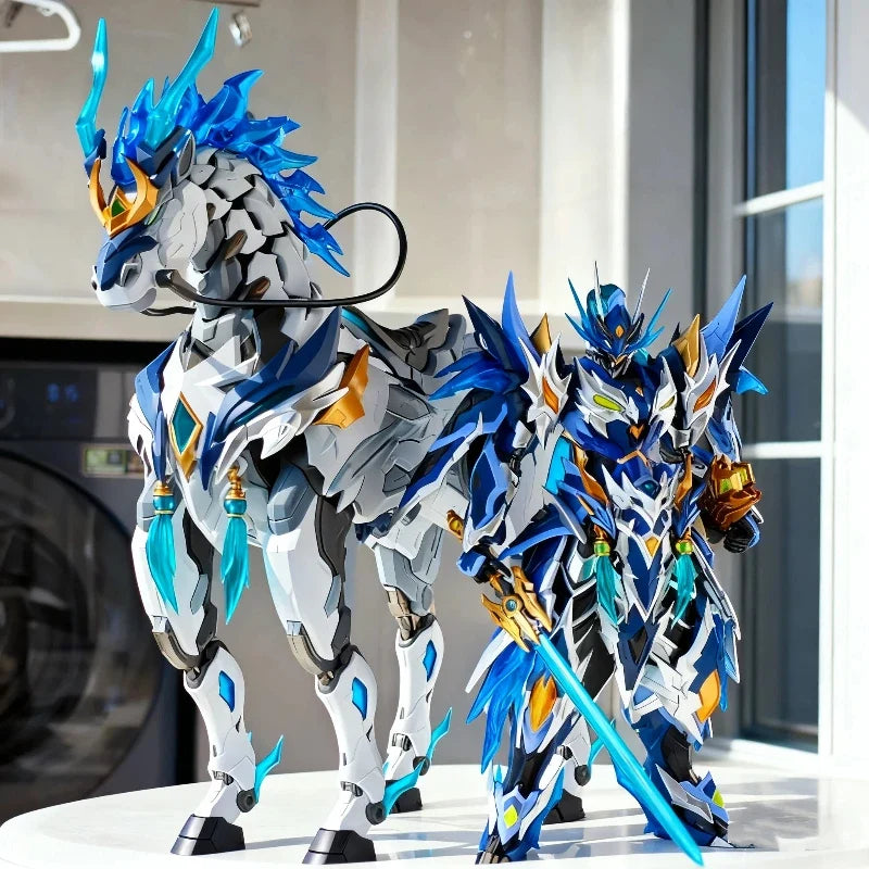 Motor Nuclear 1/10 Zhao Yun Action Figures Legend Of Star General Alloy Skeleton Mecha Model Kit Assembly Toy Collectible Gift