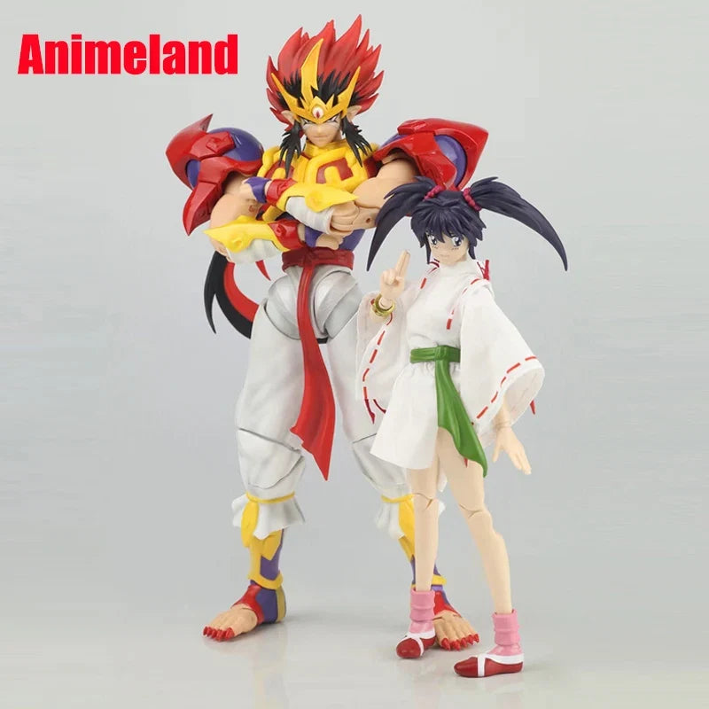 Anime-land Dasin/Great Toys/GT Kishin Douji Zenki Chiaki Enno 1/12 16cm/6 inch PVC Action Figure Model In Stock