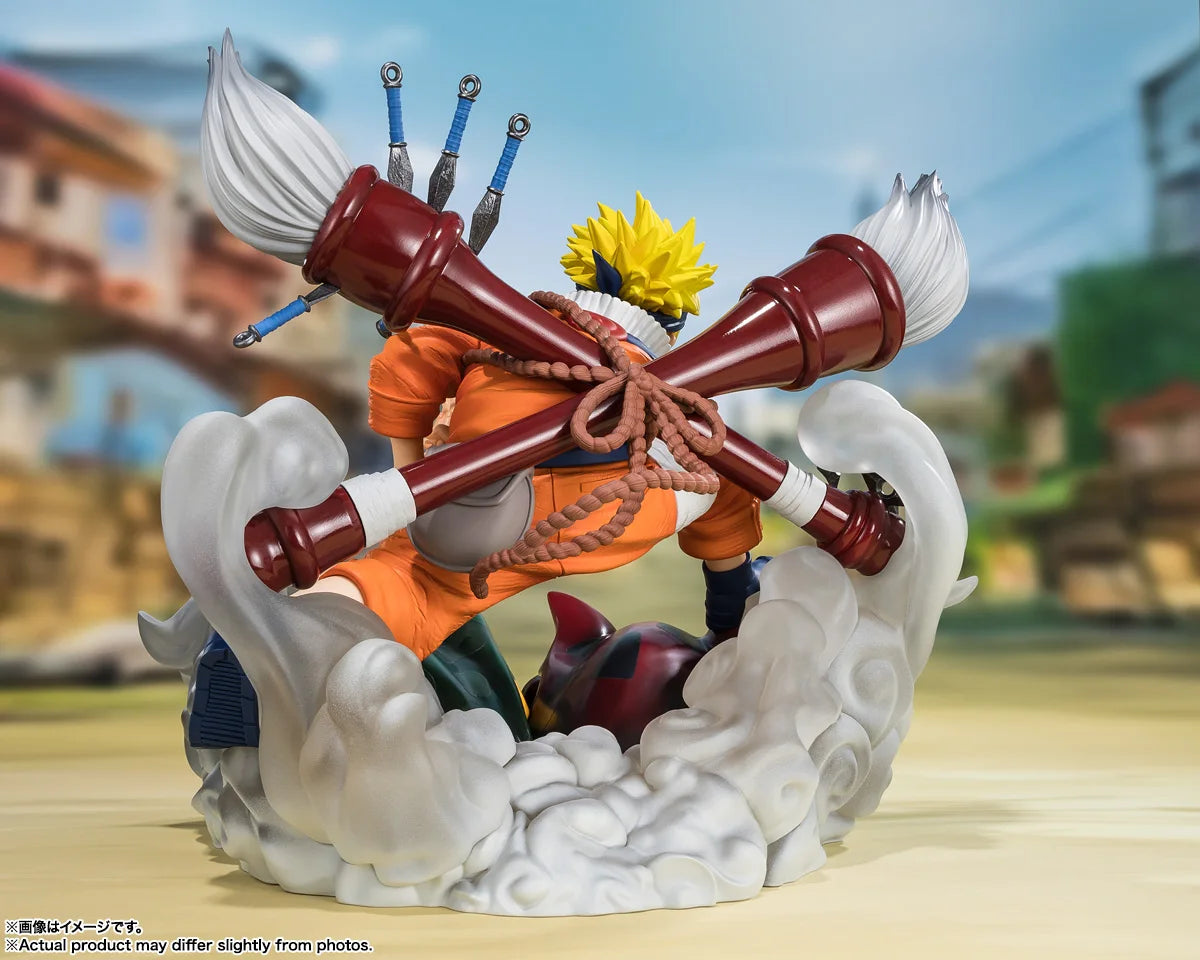Genuine BANDAI Figuarts ZERO NARUTO 72 Series Uzumaki Naruto Figure Anime Model Toy