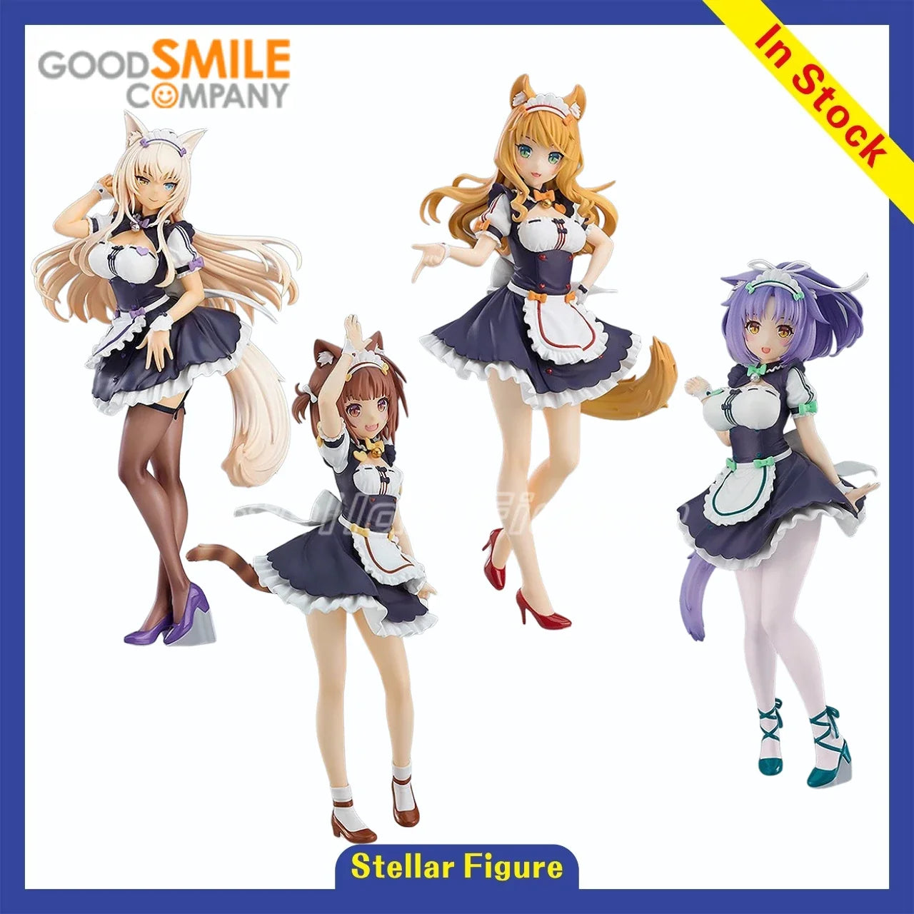 【SF】In Stock GSC POP UP PARADE NEKOPARA Maple Coconut Azuki Chinamon Figures Collection Gifts Anime