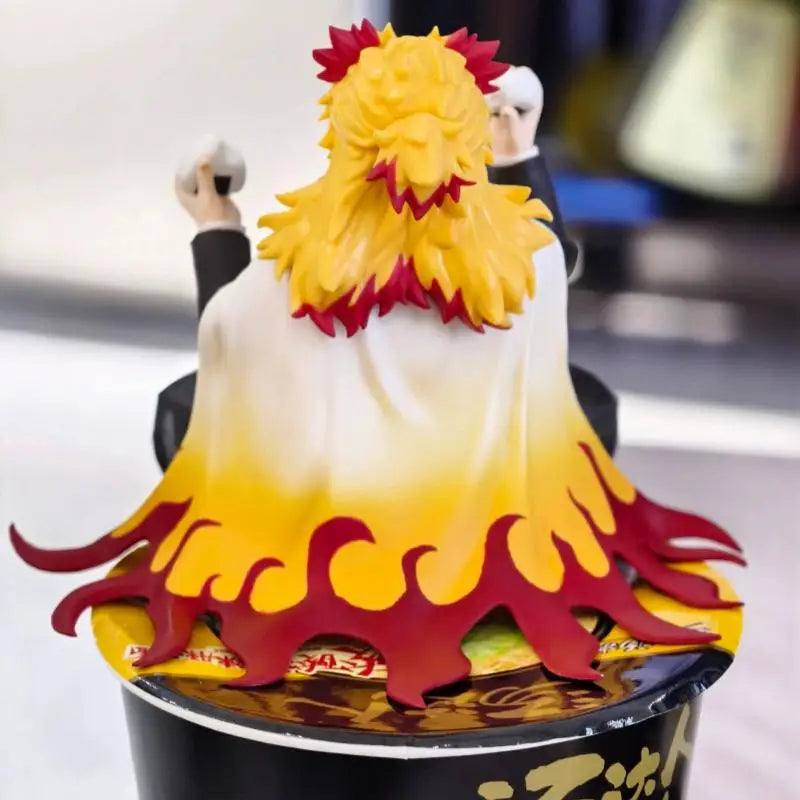Brand New In Stock SEGA Demon Slayer: Kyojuro Rengoku Onigiri Noodle Stopper Figure Model Collectible Festival Ornaments Gifts