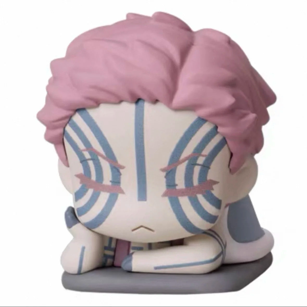 Demon Slayer Anime Gashapon Toys Q Version Collection 10 Figures - Akaza Daki Giyuutarou Rui Enmu PVC Action Model Decor Gifts