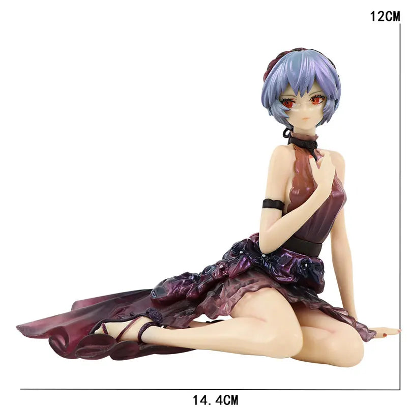 Anime Figurine Neon Genesis Evangelion Action Character Asuka Langley Soryu Ayanami Rei PVC Model Statue Collection Toys Gifts