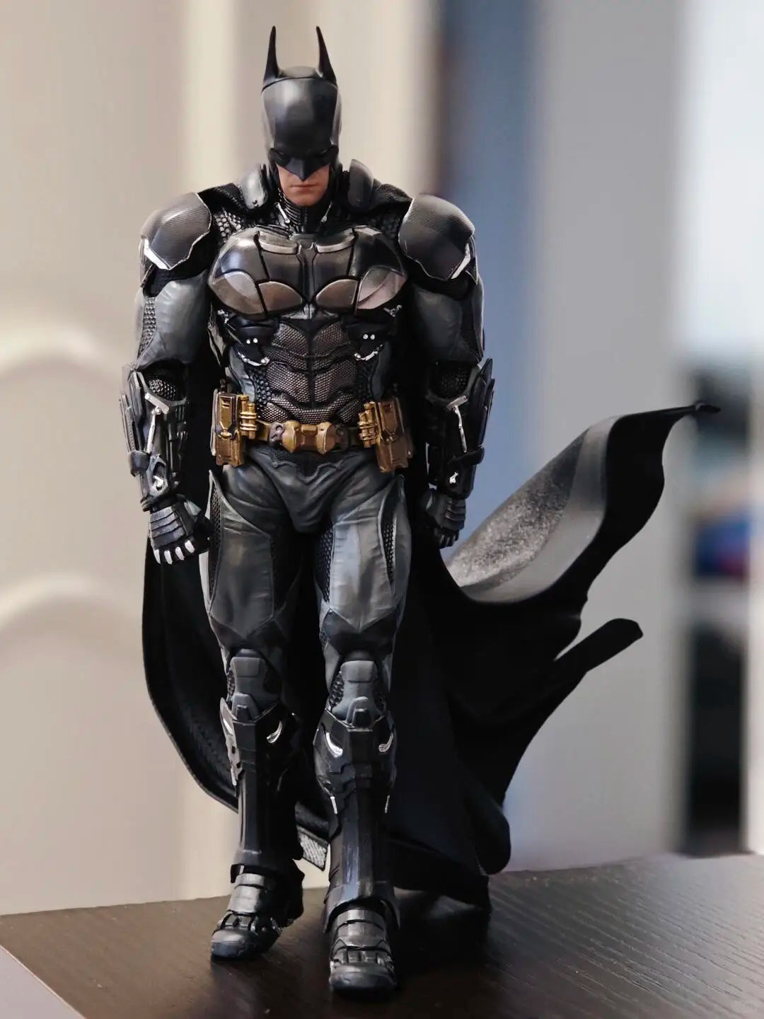 In Stock LPZZ DC001 1/12 Batman Action Figure Scale Male Soldier Arkham Knight Warrior Edition Batman Figurine Model Set Toys