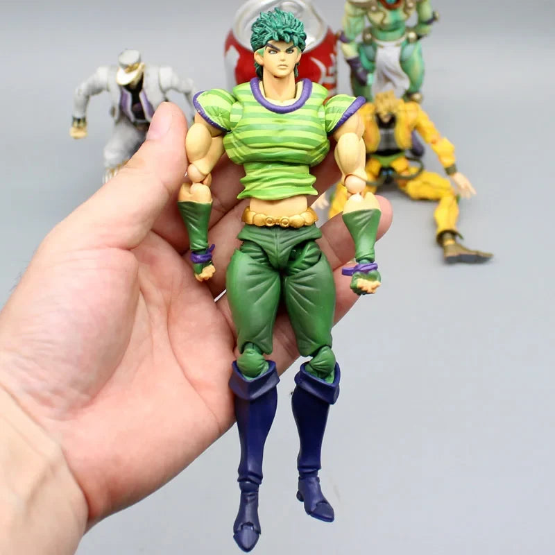 Anime JoJo's Bizarre Adventure Figures Star Platinum Kujo Jotaro Action Figure Collection Jonathan Joestar Dio Brando Model Toys