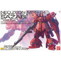 Bandai Genuine MG 1/100 Mobile Suit Gundam: Char's Counterattack MSN-04 Sazabi Ver.Ka Collectible Assembly Model