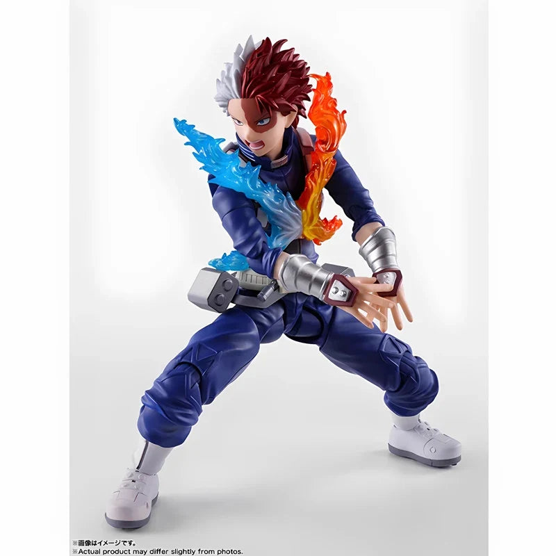 Bandai Genuine SHF My Hero Academia Todoroki Shoto Bakugou Katsuki Ochaco Uraraka Dabi Anime Action Figure Model Toys Gift Kid