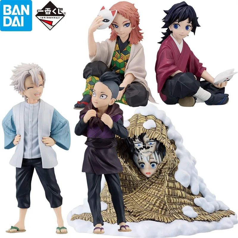 In Stock Bandai Ichiban Demon Slayer Bonds of Fate 2 Tomioka Giyuu Saneya GyuTaro Genya Giyuutarou Anime Figure Action Model Toy