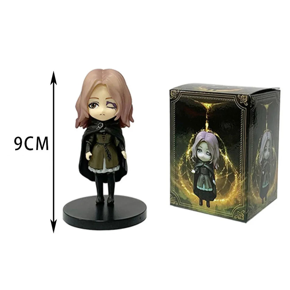 New Elden Ring Gaming Peripherals Q Version Mini Ranni Cat Melina Figure 6-9cm Lani Magic Ornaments PVC Dolls