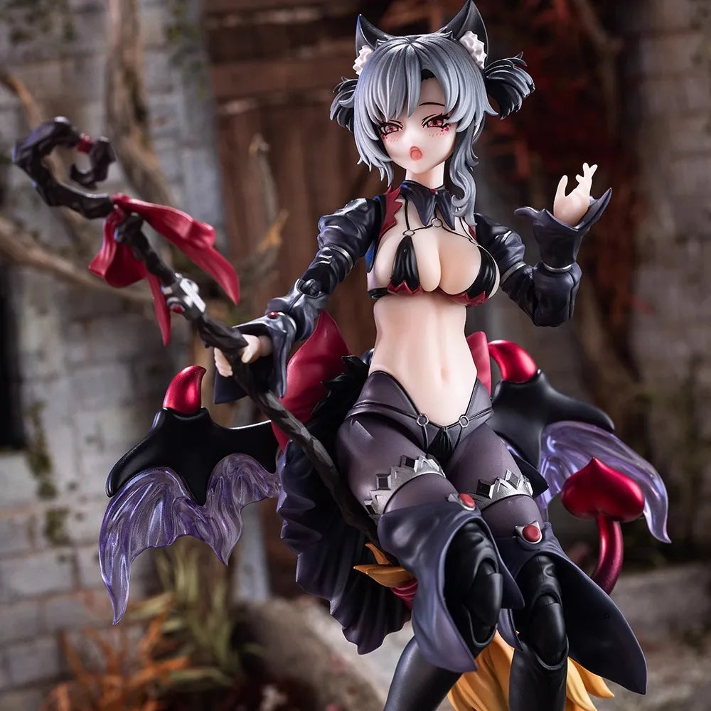 In Stock 1/12 Witch Trainee Hoshikawa Neko Action Figure Mecha Girl Movable Doll Model Collection Statue Model Ornament Toys