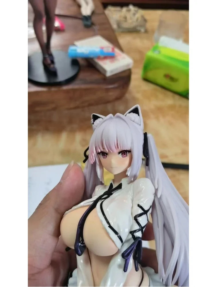 Spot Alvina Animal Ear Uniform Hand Made Gk Model Anime Beautiful Girl Animation Peripheral Tabletop Decoration Surprise Gift