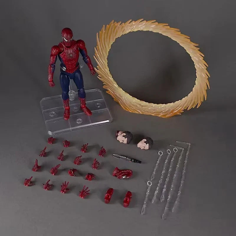 MAFEX No.241 Toby Maguire Spider-Man Action Figure - High-Quality Collectible Friendly Neighborhood Theme Toy Model