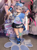 In Stock Genuine Mihoyo Ribose Rise Up + Series Honkai：Star Rail Sliver Wolf Tiny Cat Series Sliver Wolf Model Toy Birthday Gift