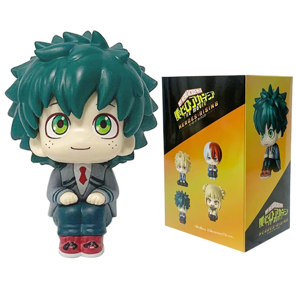HOT My Hero Academia Katsuki Deku Todoroki Shoto Himiko Toga Break Time Anime Figure Model Collection Doll Toy For Kids Gift